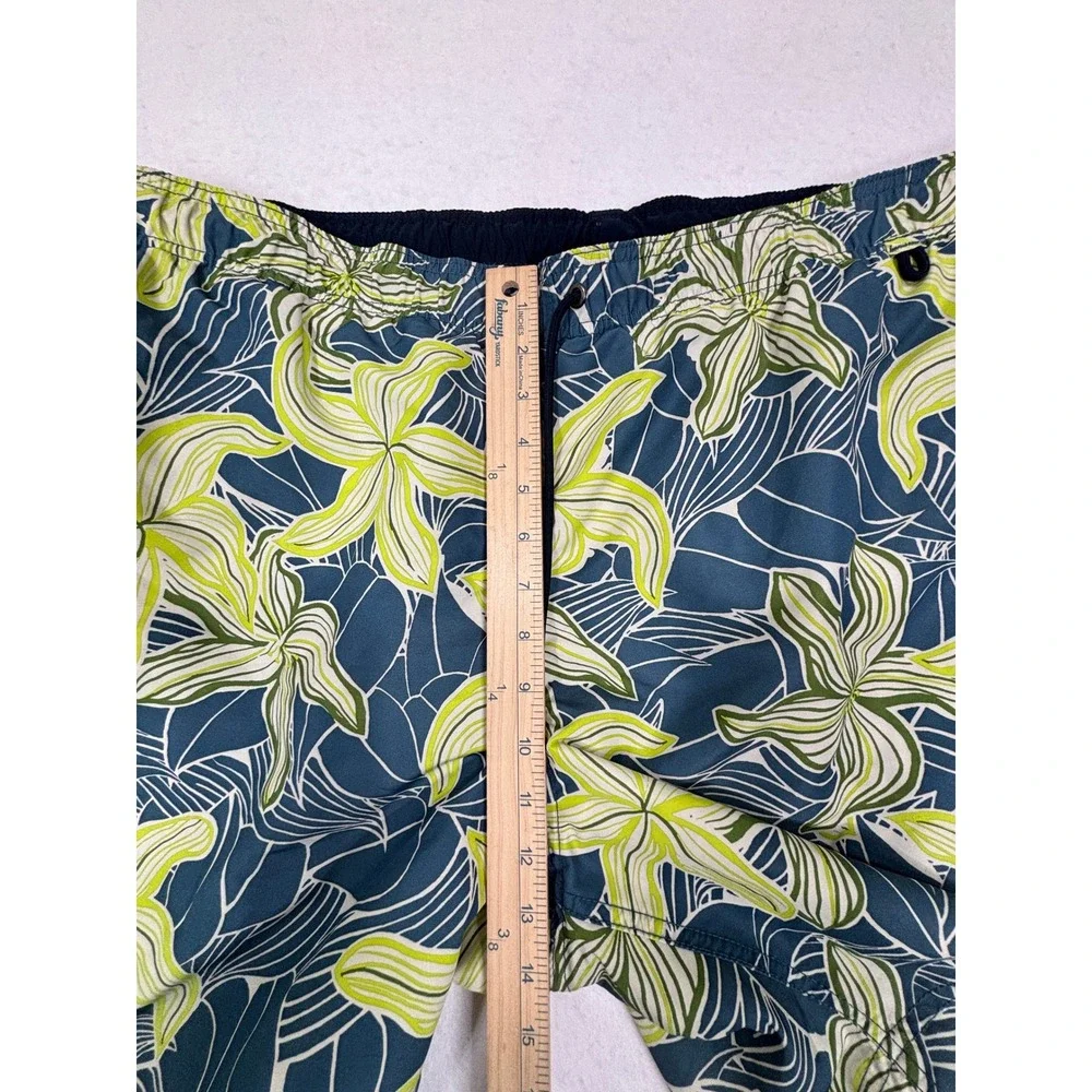 Lands' End Swim‎ Trunks Board Shorts XL 40 42 Tropical Beach